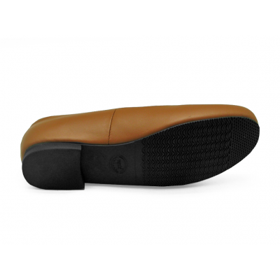 SALE 50% Women Courts Flat SC-77 Tan Nappa